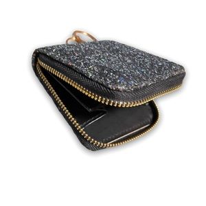 Sparkly key chain wallet NWOT